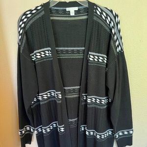Cato Long Cardigan Sweater with 3/4 Sleeves Size 18/20W